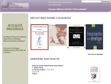Tablet Screenshot of dilitheque.fr